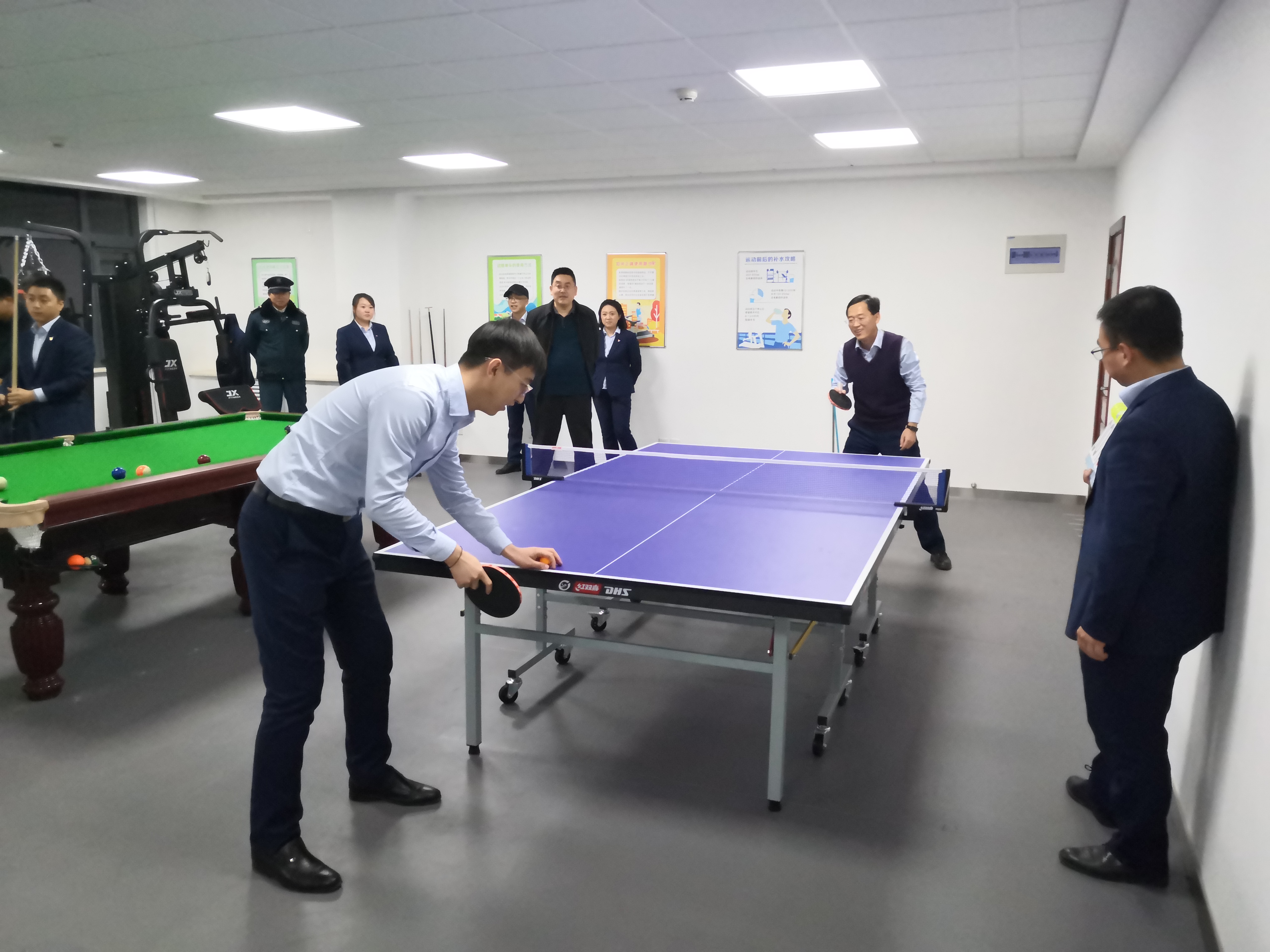 泓源公司舉辦“慶元旦、迎新春”職工乒乓球臺球比賽(圖4)